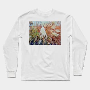 Plants waving in the wind Long Sleeve T-Shirt